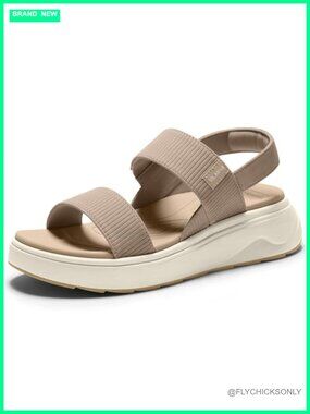 Women's Platform Sandals with Arch Support for Plantar Fasciitis, Cushioned